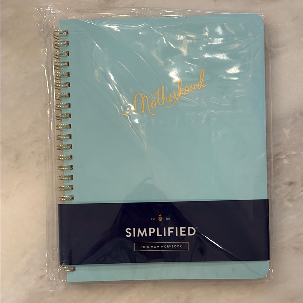 Simplified Motherhood Workbook in Blue